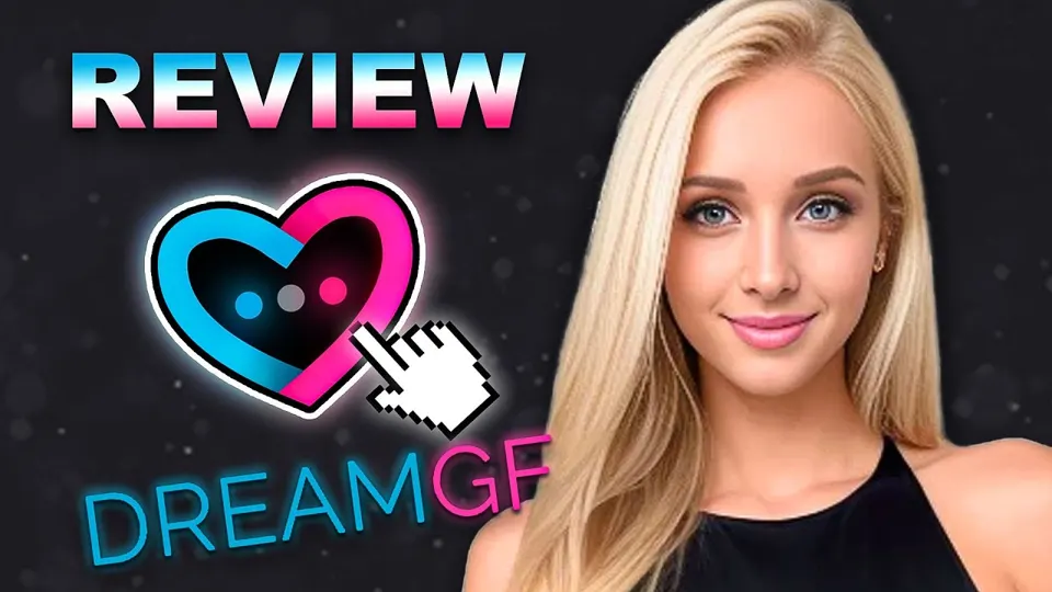 Vorschaubild des YouTube-Videos „DreamGF Full Unbiased Review 2025“ (Kanal BestAIGirlfriends)