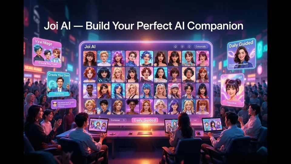 Vorschaubild des YouTube-Videos „Joi AI Review: The Boldest & Most Entertaining AI Character Chat Platform“ (Kanal QUASA)